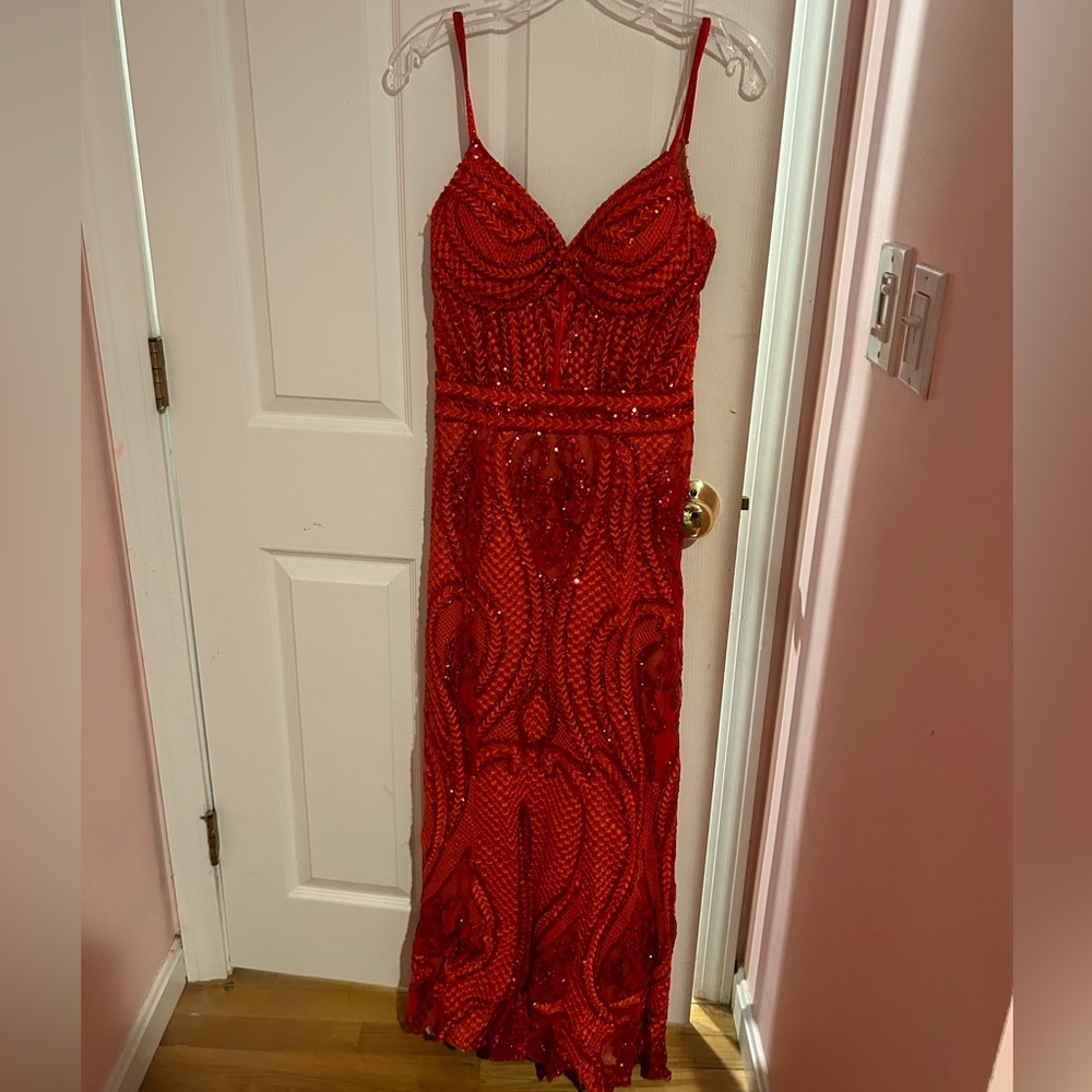 Red Prom Dress by Ellie Wilde